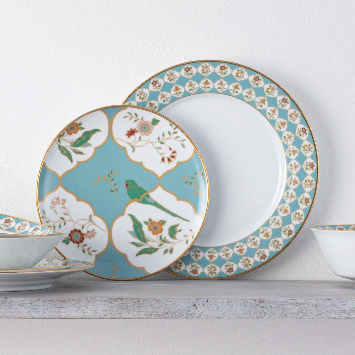 Lodi's Morning 12-Piece Dinnerware Set, Service For 4