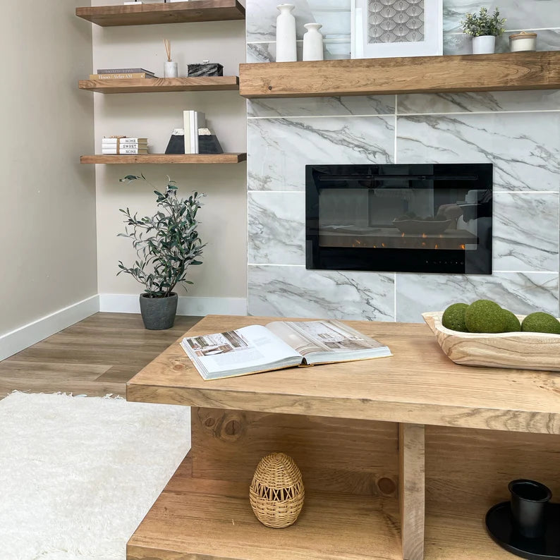 HEAVY-DUTY Floating shelves, Rustic shelf, Kitchen Shelves